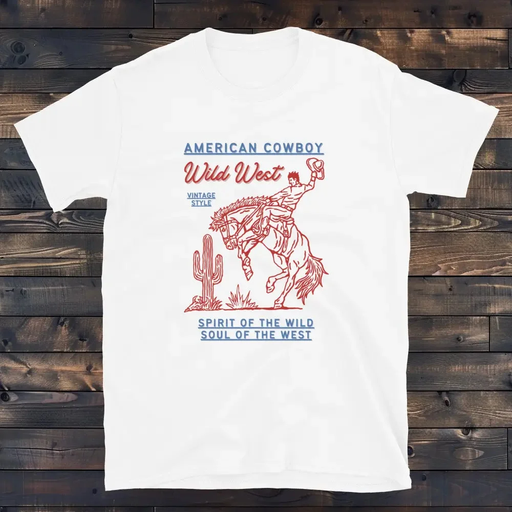 Tee Shirt Style Cowboy Homme