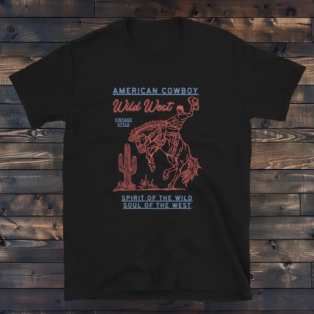 Tee Shirt Style Cowboy Homme