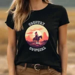 Tee Shirt Western Femme Country