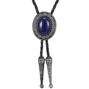 Cravate Texane Bleue