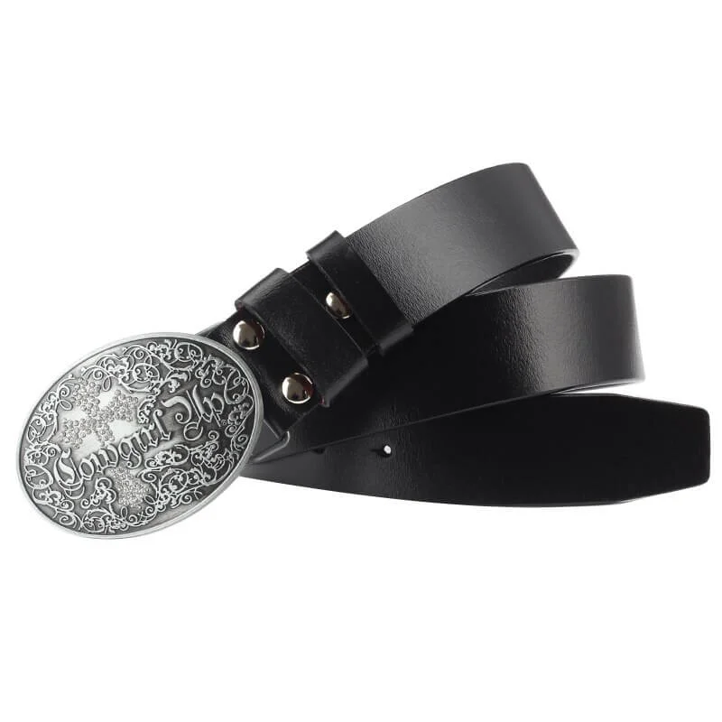 Ceinture Western en cuir détails